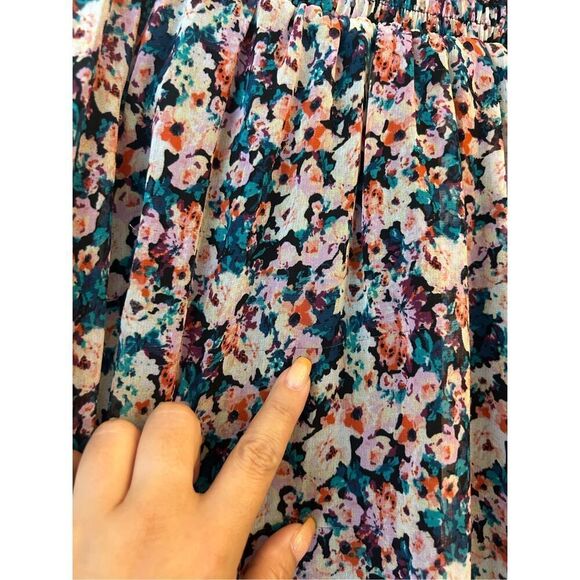 Disney Cinderella Floral Midi Chiffon Skirt sz XS Cottagecore romantic dainty pr - Picture 8 of 8